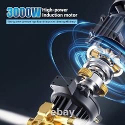 Nettoyeur haute pression électrique 3000W 140BAR - Nettoyeur à jet d'eau puissant pour patio et voiture