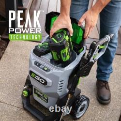 Nettoyeur haute pression électrique 3200 PSI gris EGO Power+ HPW3200 chargeur de batterie