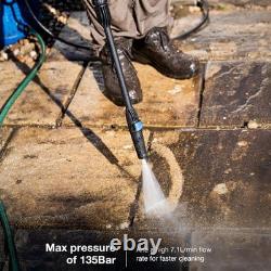 Nettoyeur haute pression électrique Hyundai 1600w 135 Bar / 1740 Psi, 7.1l/min