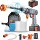 Nettoyeur Haute Pression Portable Sans Fil 32 V &agrave; Batterie, 700 Psi