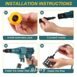 Nettoyeur haute pression sans balai 900 PSI Nettoyeur électrique haute puissance 2PCS