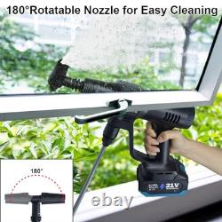 Nettoyeur haute pression sans fil 200Bar/2900PSI Nettoyeurs à jet Nettoyeur haute pression
