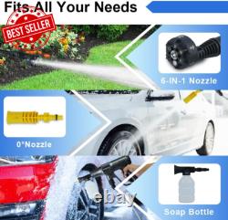 Nettoyeur haute pression sans fil 200Bar 2900Psi avec 2 batteries pour le nettoyage de voiture et de jardin