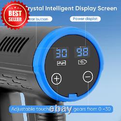 Nettoyeur haute pression sans fil 725 PSI moteur sans balai avec écran LED buse 6-en-1