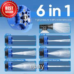 Nettoyeur haute pression sans fil 725 PSI moteur sans balai avec écran LED buse 6-en-1
