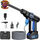 Nettoyeur Haute Pression Sans Fil 850 Psi Portable 6 En 1 Buse Nettoyeur &eacute;lectrique Pour Voiture Et Jardin