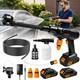 Nettoyeur Haute Pression Sans Fil 900 Psi, Puissance Portable Avec 2 &times; 21 V, Noir