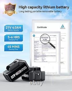 Nettoyeur haute pression sans fil Aihand, 2 Batteries 652 PSI Nettoyeur de puissance portable Prise UK