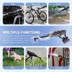 Nettoyeur haute pression sans fil CQWLKEJ, 652 PSI, nettoyeur haute pression portable sans balai avec