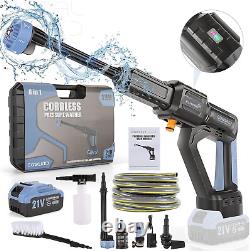Nettoyeur haute pression sans fil CQWLKEJ, nettoyeur portable bushless de 652 PSI.