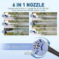 Nettoyeur haute pression sans fil CQWLKEJ, nettoyeur portable bushless de 652 PSI.