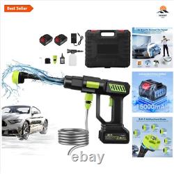 Nettoyeur haute pression sans fil avec batterie, 725PSI 2x15Ah, portable 6 en 1 manuel