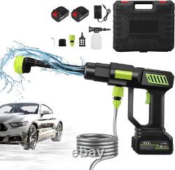 Nettoyeur haute pression sans fil avec batterie, 725PSI 2x15Ah, portable 6 en 1 manuel