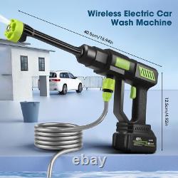 Nettoyeur haute pression sans fil avec batterie, 725PSI 2x15Ah, portable 6 en 1 manuel