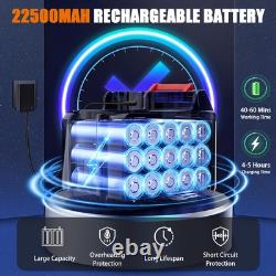 Nettoyeur haute pression sans fil, batterie de 22500mAh, puissance de 500 PSI élevée