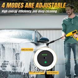 Nettoyeur haute pression sans fil compatible avec batterie Dewalt 20V, 700 PSI