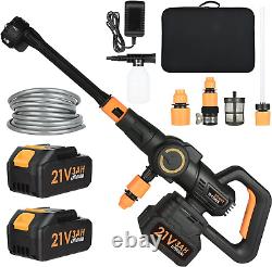 Nettoyeur haute pression sans fil, nettoyeur haute pression portable 28 Bar/406Psi avec 2 batteries