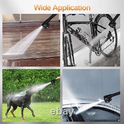 Nettoyeur haute pression sans fil, nettoyeur haute pression portable 28 Bar/406Psi avec 2 batteries