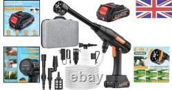 Nettoyeur haute pression sans fil, nettoyeur portable 6 en 1, batterie 4,0 Ah
