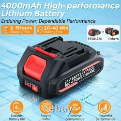 Nettoyeur haute pression sans fil, nettoyeur portable 6 en 1, batterie 4,0 Ah