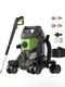 Nettoyeurs Haute Pression Patoolio, Nettoyeur Haute Pression Avec 4 Roues Verrouillables, 2000 W, 345 Bars
