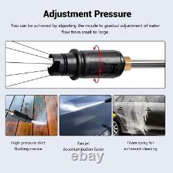 Nouveau nettoyeur haute pression électrique à haute puissance, pistolet à eau, nettoyeur de voiture, nettoyeur de patio, Royaume-Uni