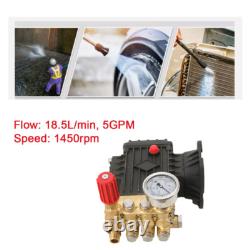 Pompe à haute pression à entraînement direct 120bar 1740PSI 5GPM