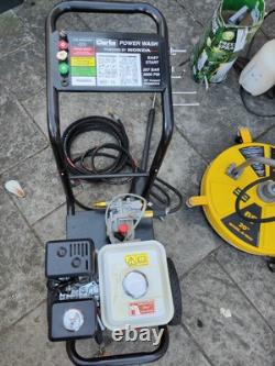 SIP TEMPEST Nettoyeur Haute Pression à Essence Gearbox Honda Power GX200 3000psi 196cc Tuyau