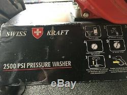 Swiss Kraft 2500 Psi Petrol Pression D'alimentation Lave 5.5hp 4 Stroke Moteur Honda