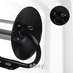 Tuyau de nettoyeur haute pression à installer avec bras pivotant et accessoires de support.