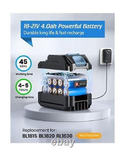 ble Battery, 20V 4.0Ah Lithium Battery, 6 Nozzles for Car Washing, Pet Washing, Garden Cleaning